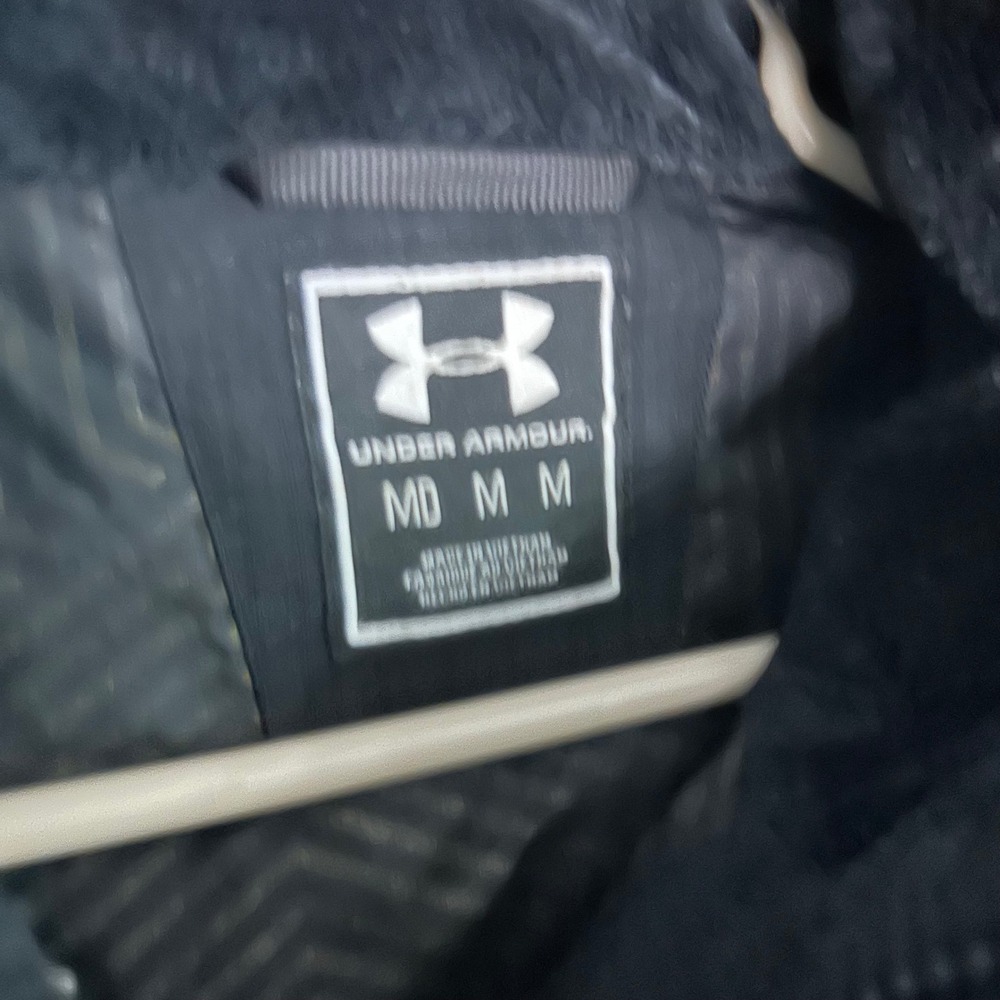 Under Armour Storm3 ColdGear Infrared Parka Jacket Women Medium Black Faux Fur - Picture 3 of 11
